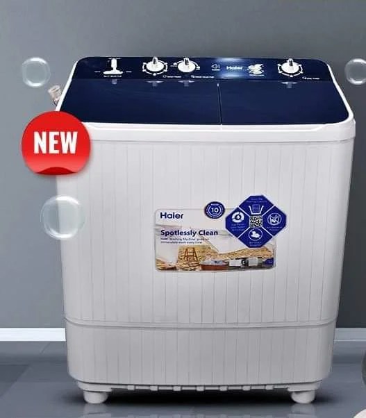 Haier 10KG Washing Machine Semi Automatic HWM1001169 Twin Tub Lahore Electronics Haier