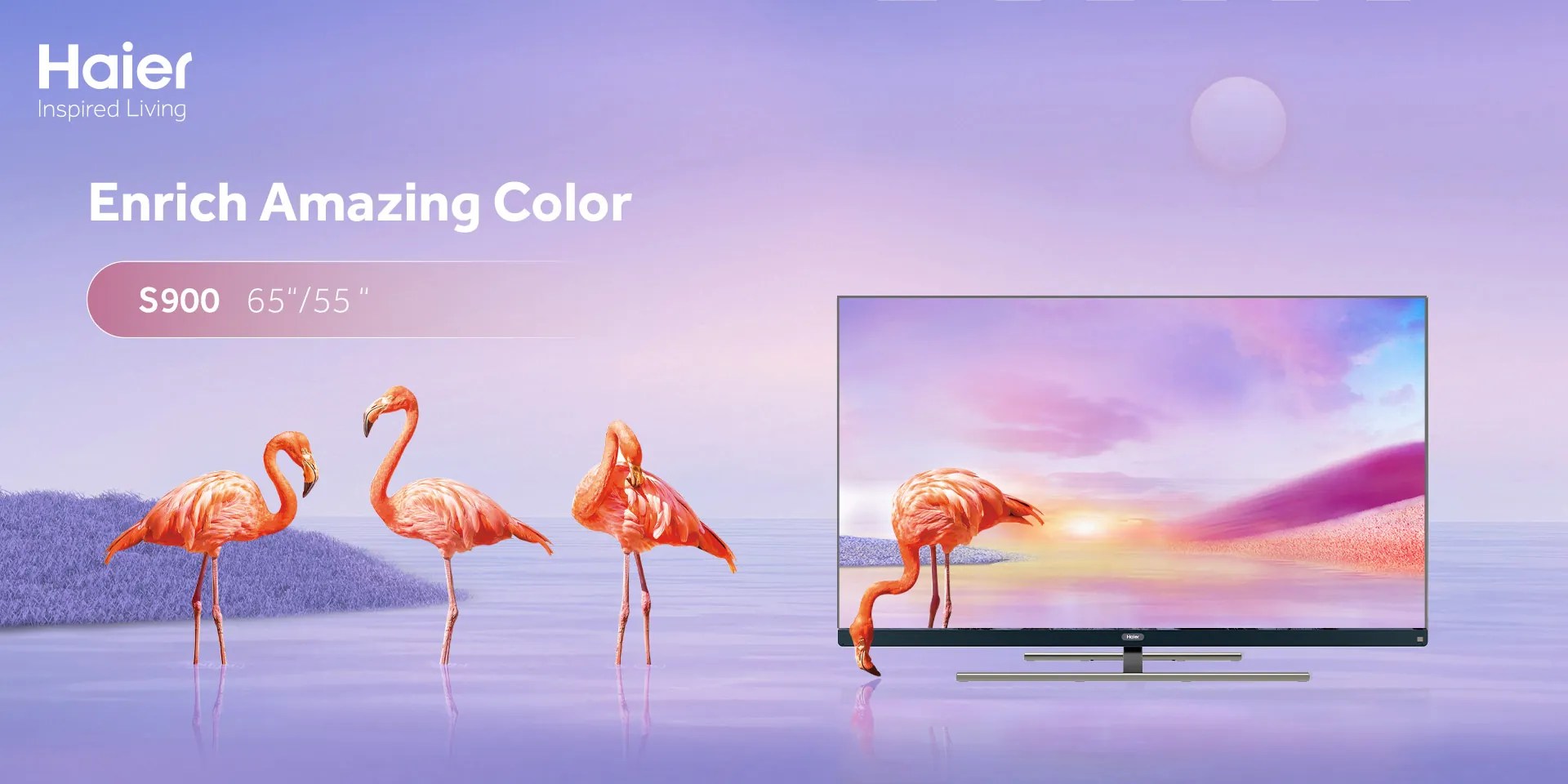 Buy Haier H65S900UX 65 Inch Bezel Less QLED Google TV With Official