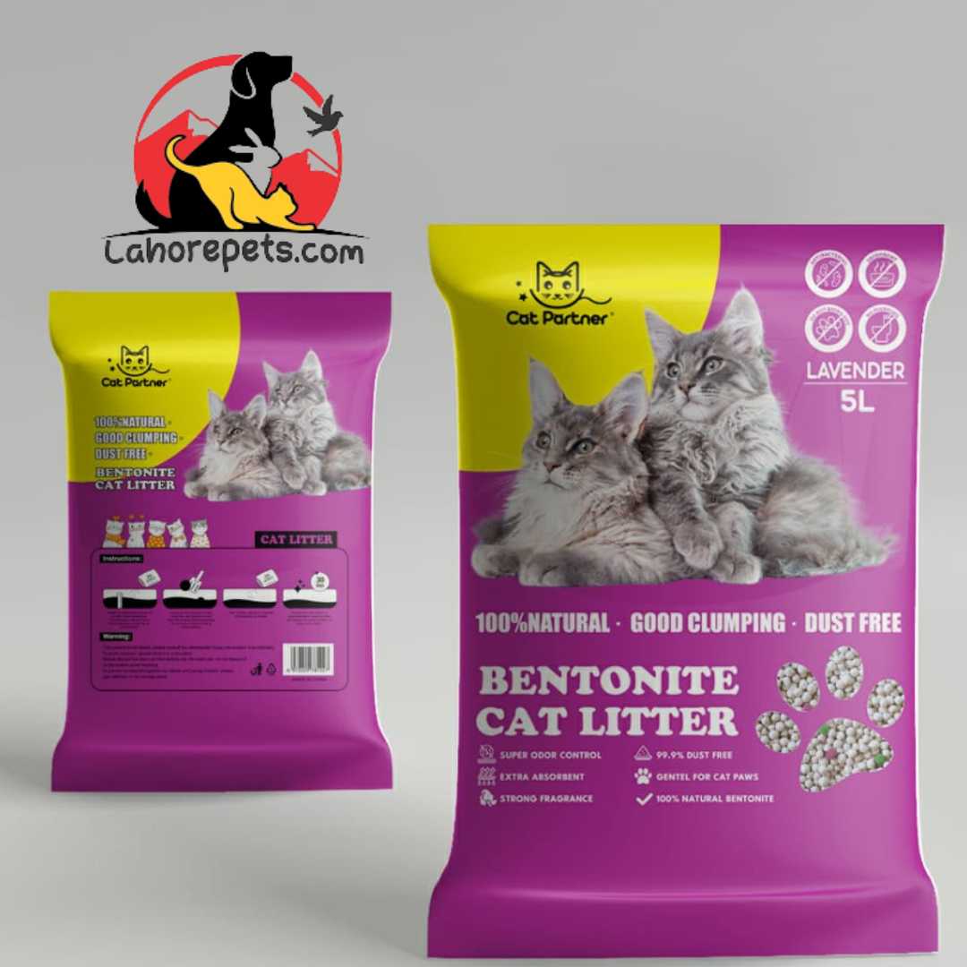 Cat Partner Bentonite Dust Free Clumping Cat Litter Lavender Lahore