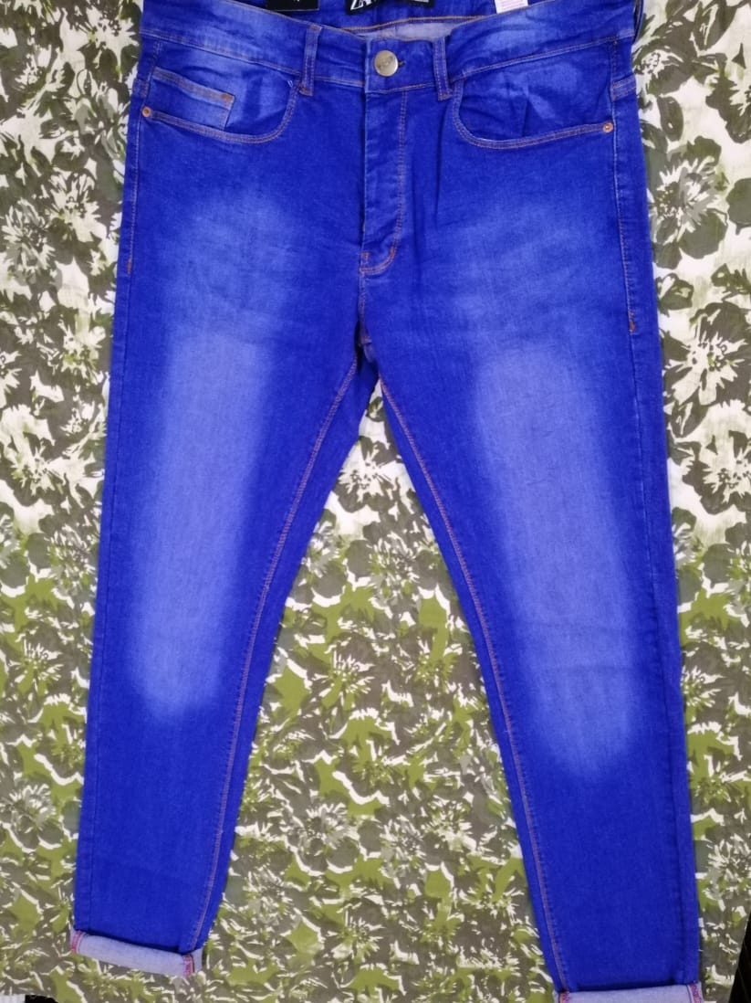 Zara Deep Blue Denim Jeans Lahore Stores