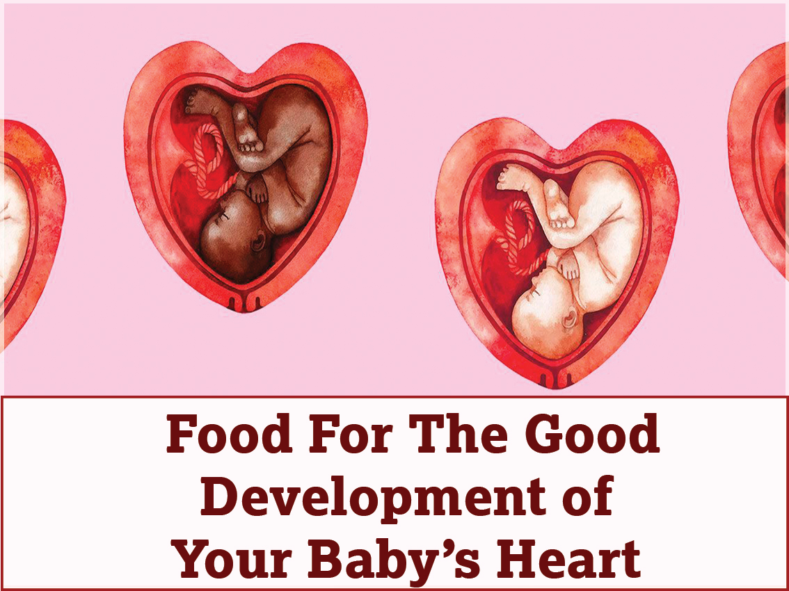 Food for the good Development of your Baby's heart Lajjaish