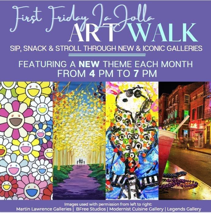 Feb 3 2023 Events First Friday La Jolla Art Walk - La Jolla By The Sea