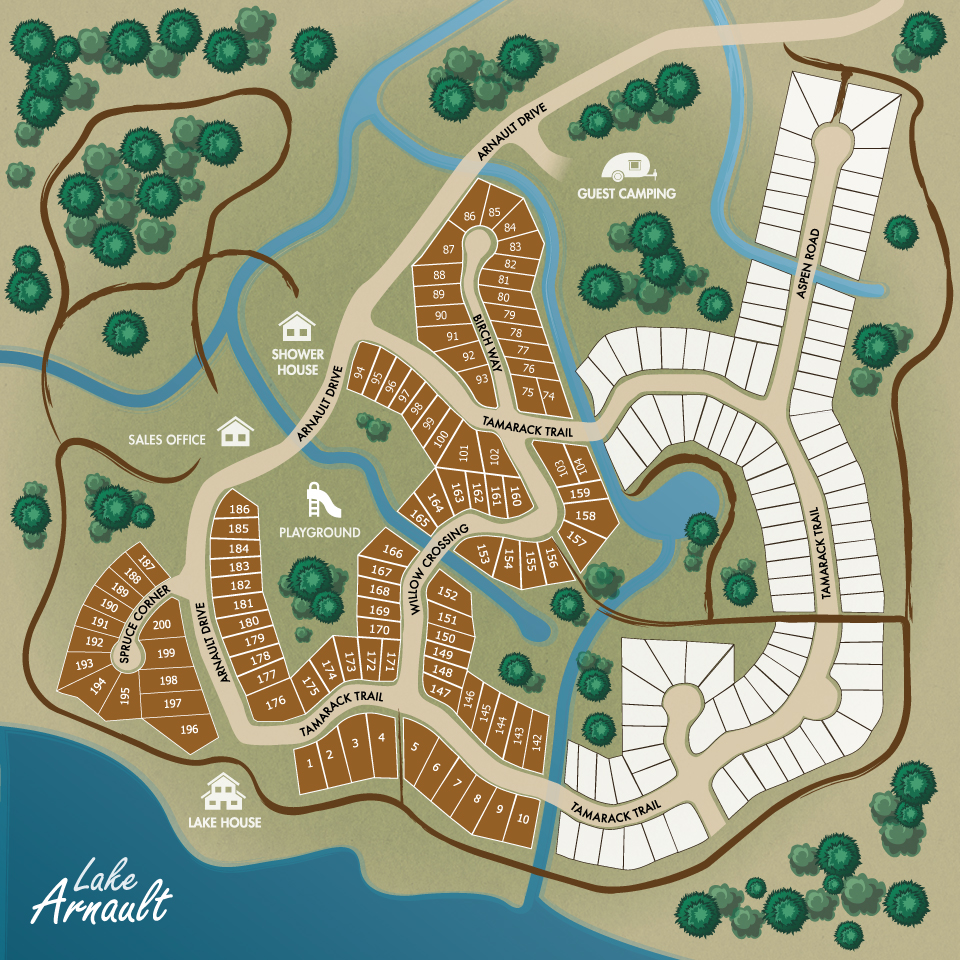 Lake Arnault » Lot Map