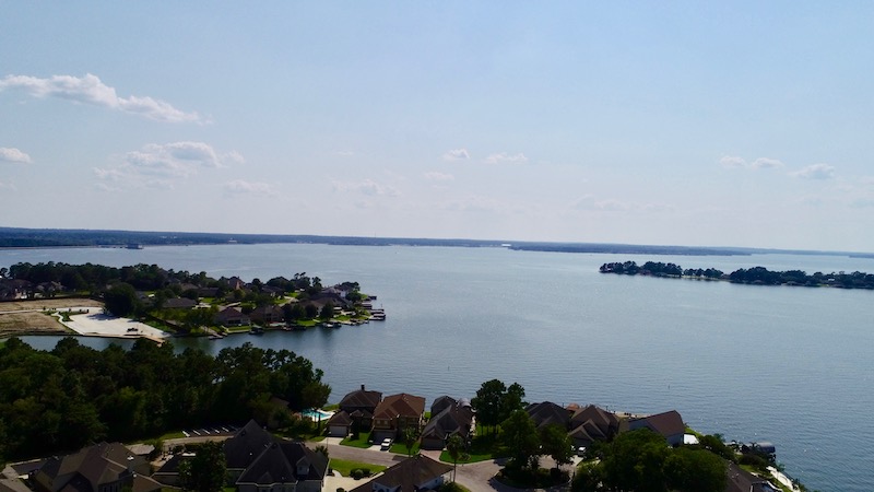 Lake Conroe Water Level information from SJRA on the TEMPORARY plan