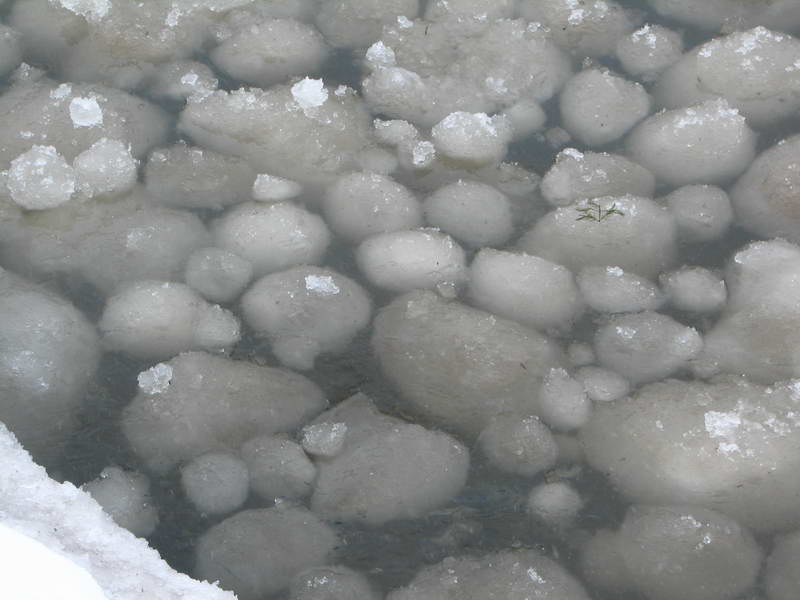 Lake Ice Slush balls
