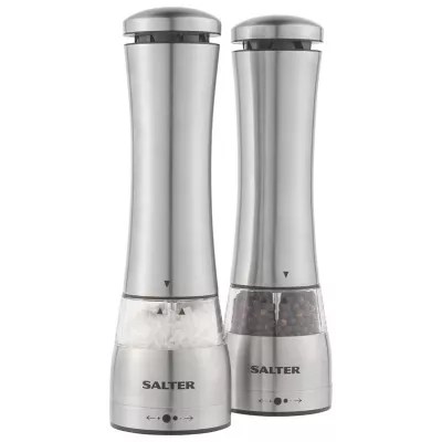 Salter Electronic Salt & Pepper Mill Set Lakeland