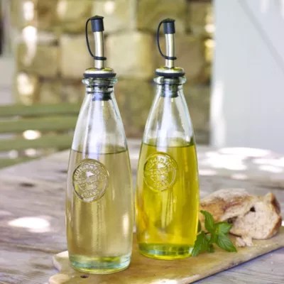 Authentic Recycled Oil and Vinegar Bottles Lakeland
