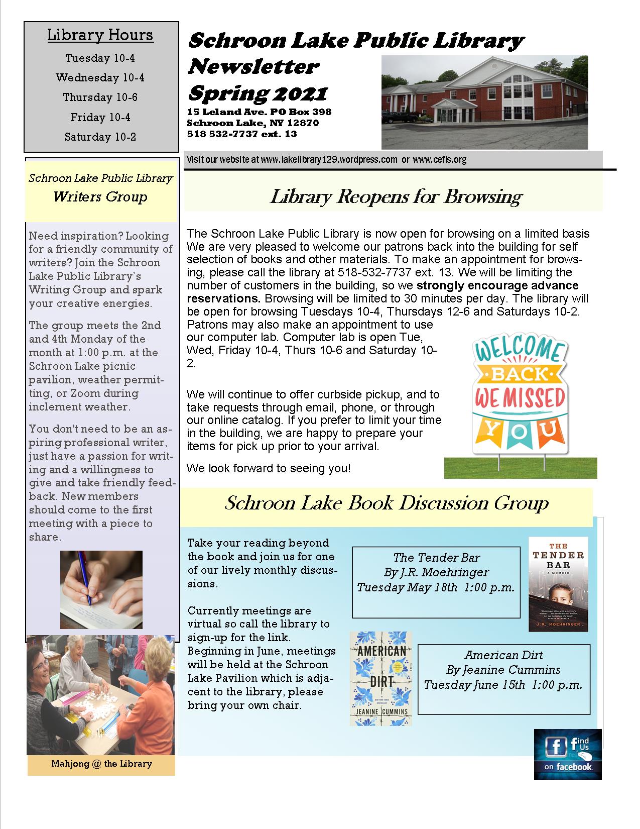 2021 Spring « Schroon Lake Public Library