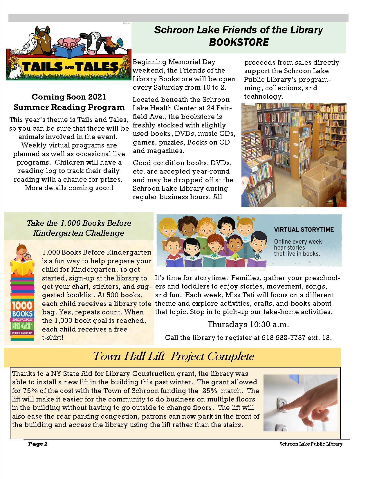 2021 Spring « Schroon Lake Public Library