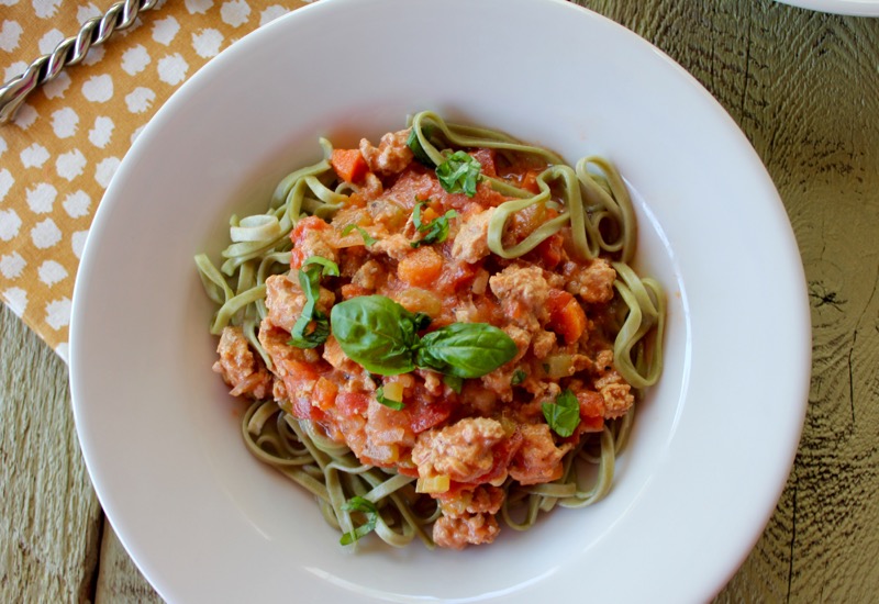 Turkey Ragu Bolognese Lake Lure Cottage KitchenLake Lure Cottage Kitchen