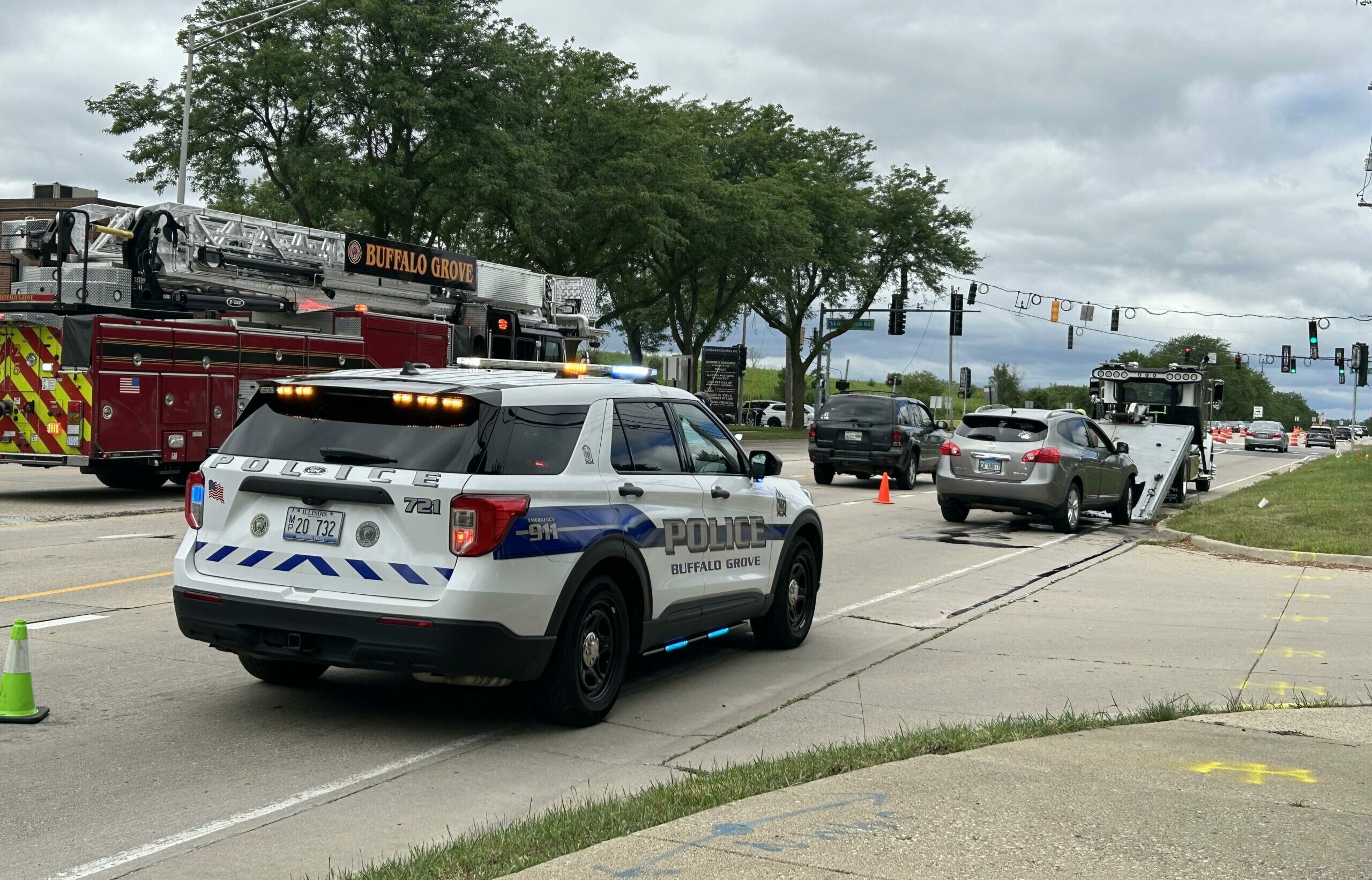 2 transported to hospital after intoxicated driver crashes into police