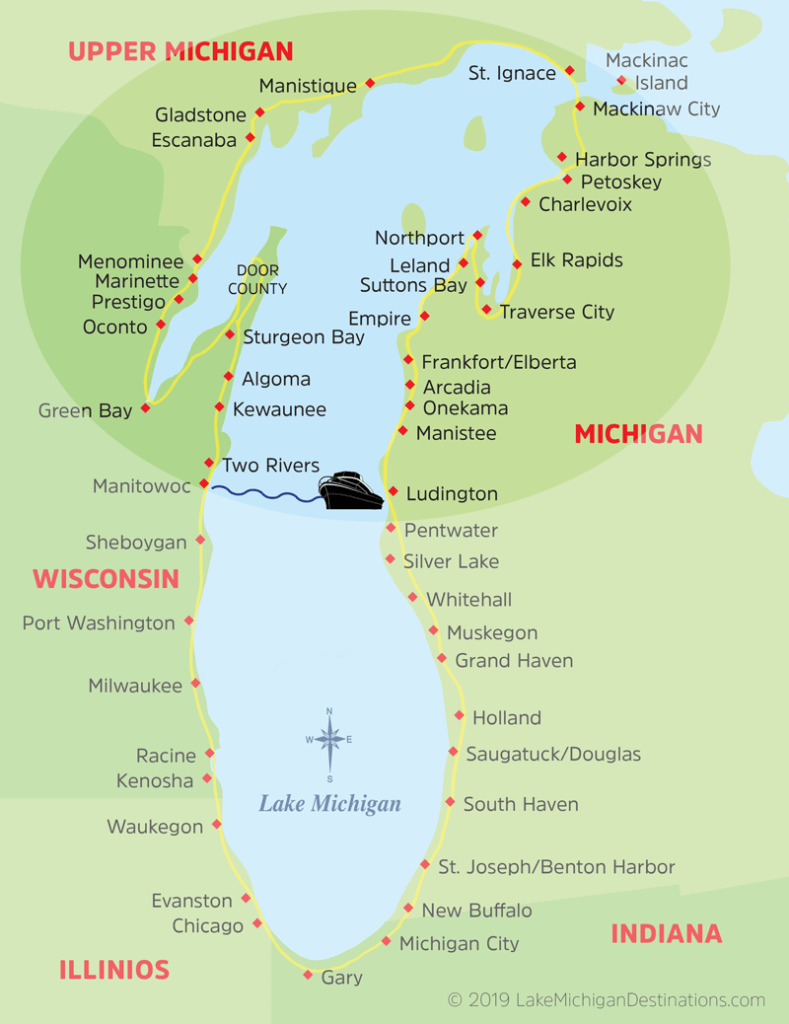 Loop the Lake with a Circle Tour Shortcut! Lake Michigan Destinations