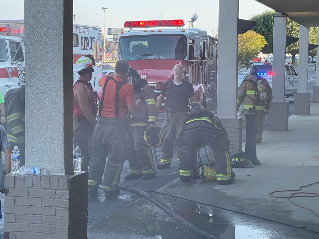 Russell Springs, Jamestown Fire crews respond to bowling alley fire