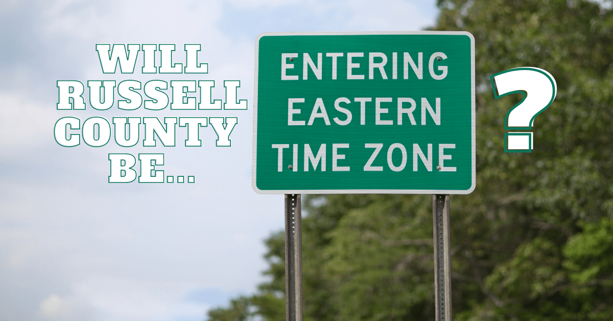 What criteria is looked at for a time zone change? Laker Country 104.