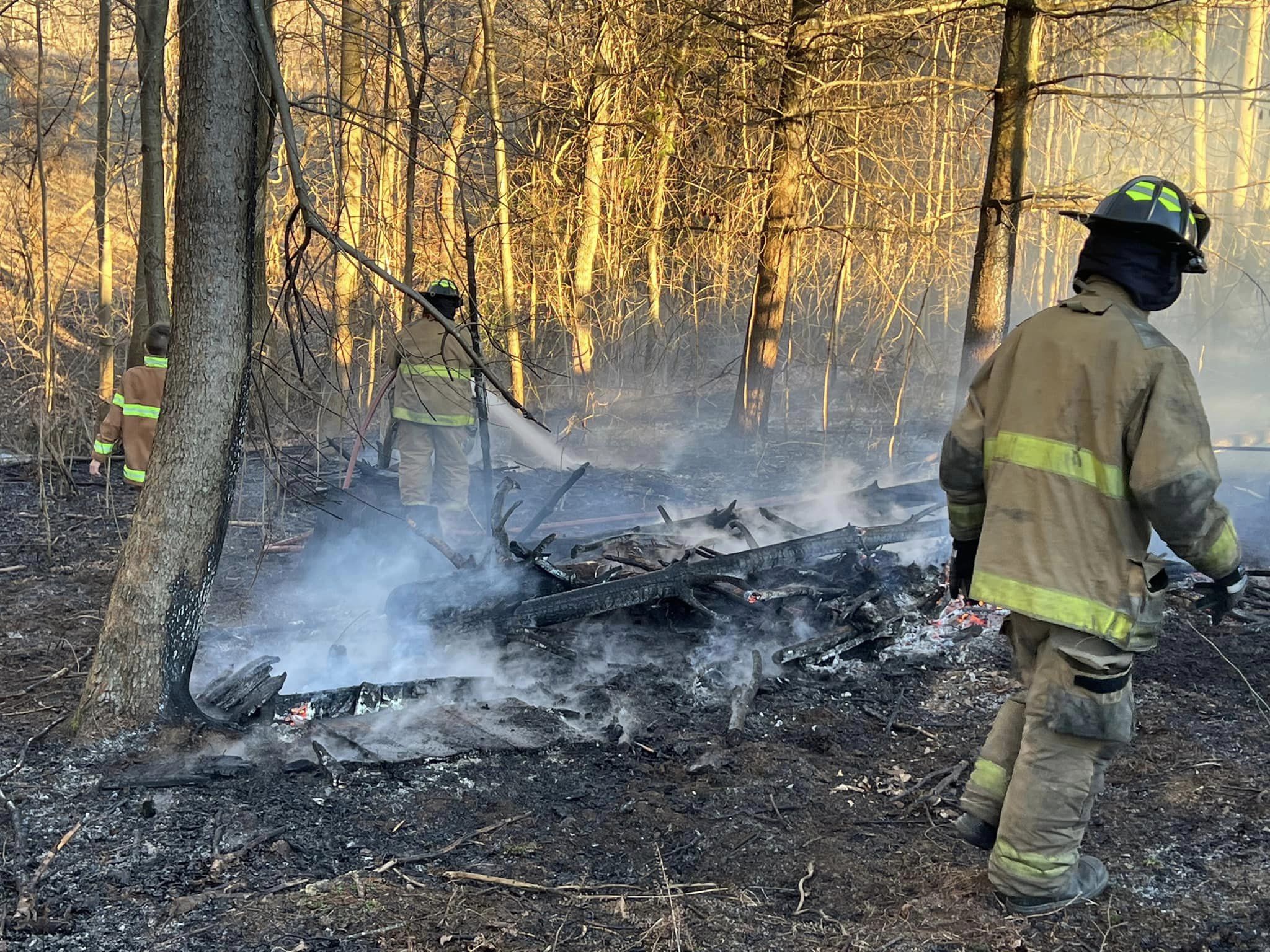 Russell Springs Fire Department called to woods fire on Sunday Laker