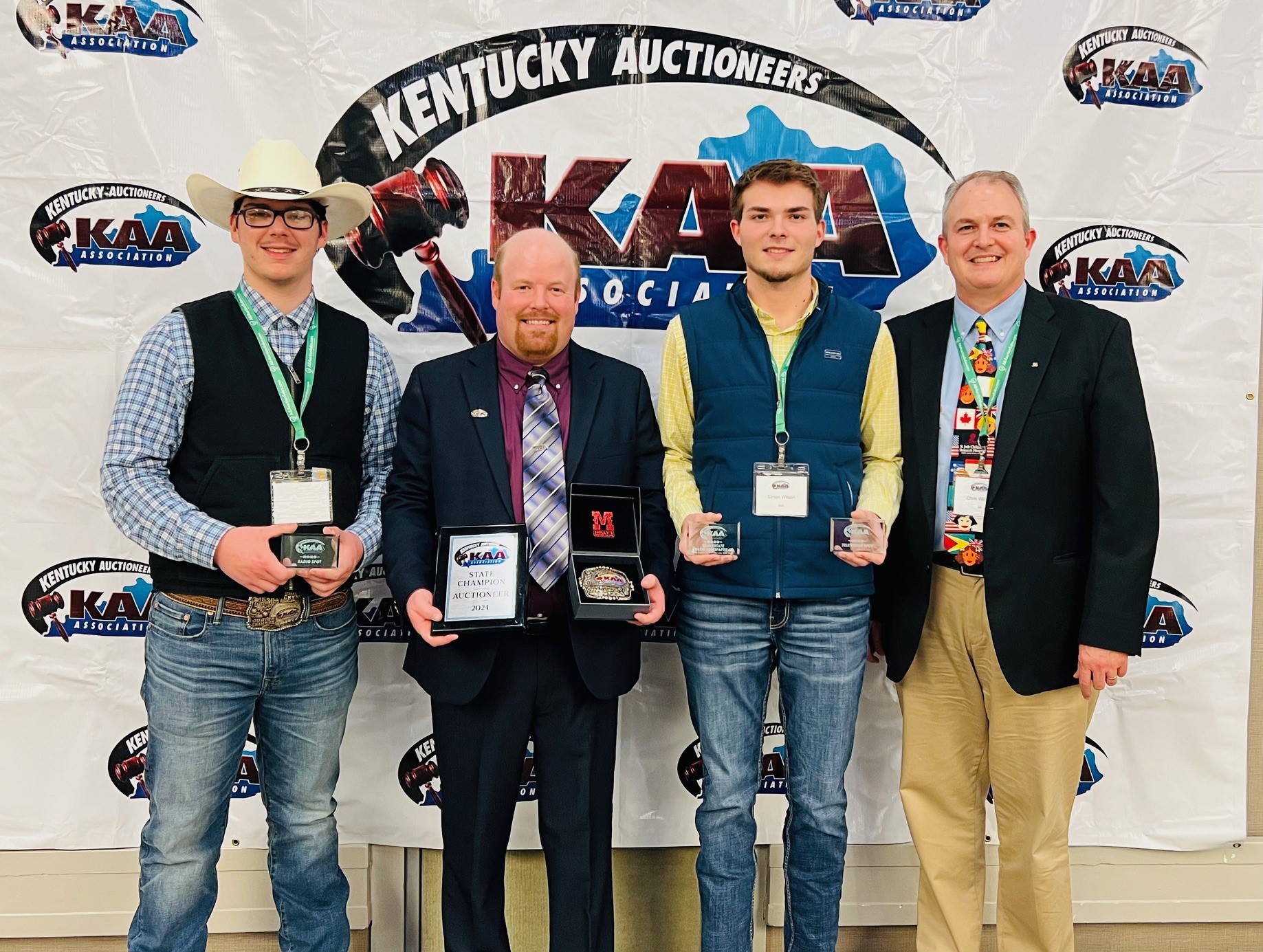 Local auctioneer wins state championship, local company receives 3