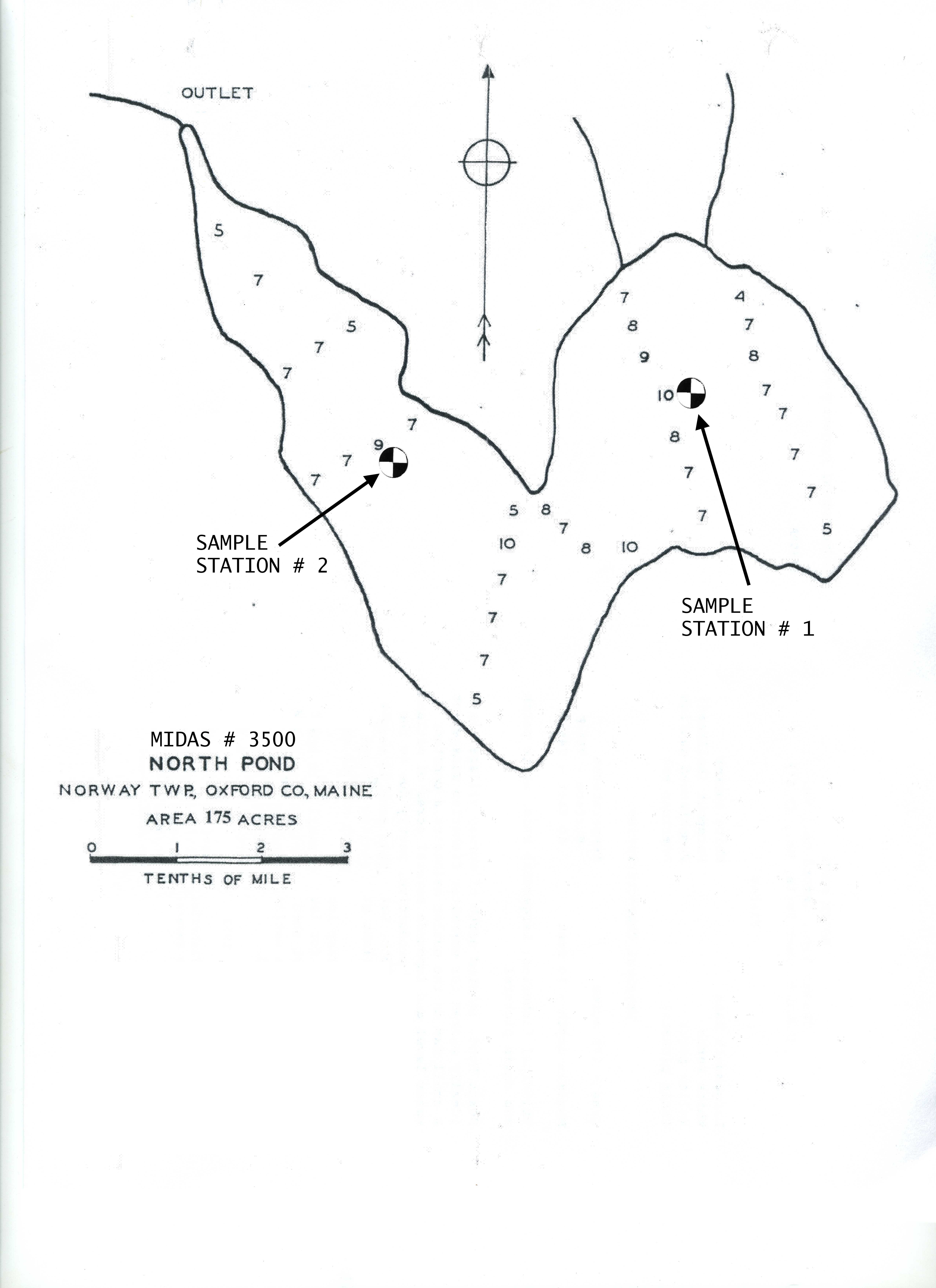 Lakes of Maine Lake Overview North Pond Norway, Oxford, Maine