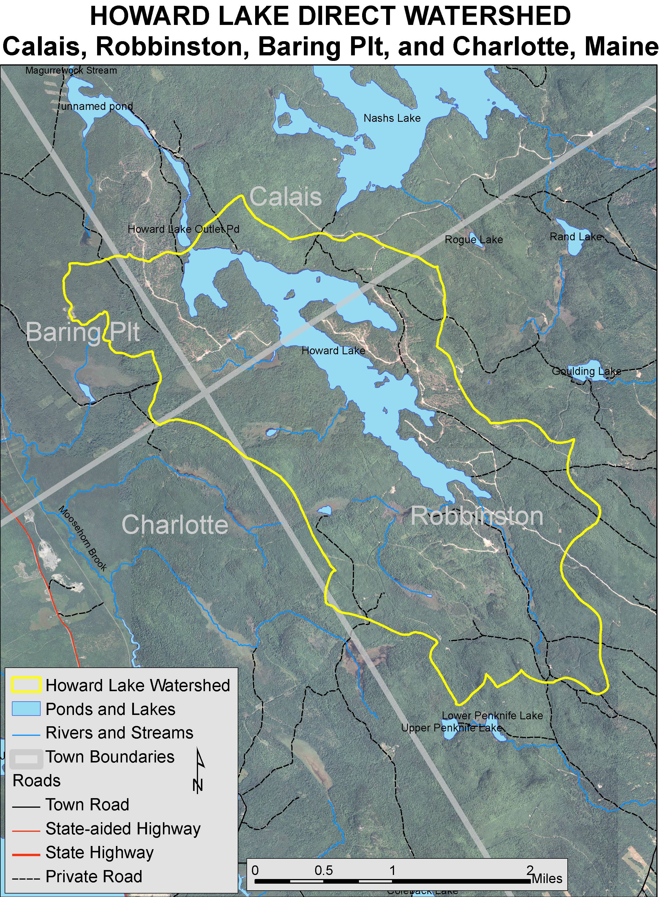 Lakes of Maine Lake Overview Howard Lake Calais, Robbinston