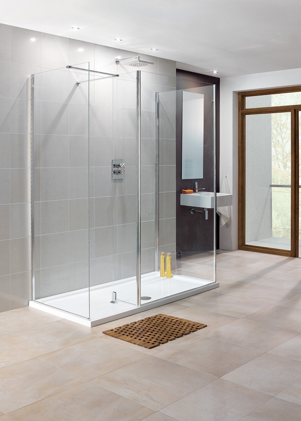 Rhodes Frameless WalkIn Shower Enclosures Lakes