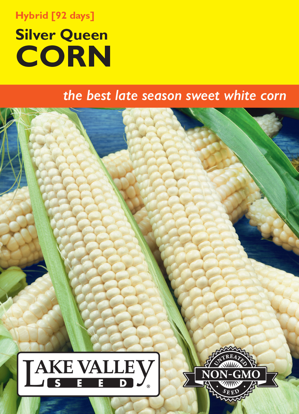 Corn Sweet Silver Queen Hybrid Item 343 Lake Valley Seed