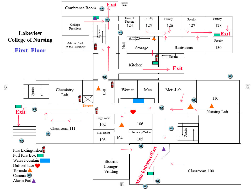 Floor Plans Lakeview College of Nursing