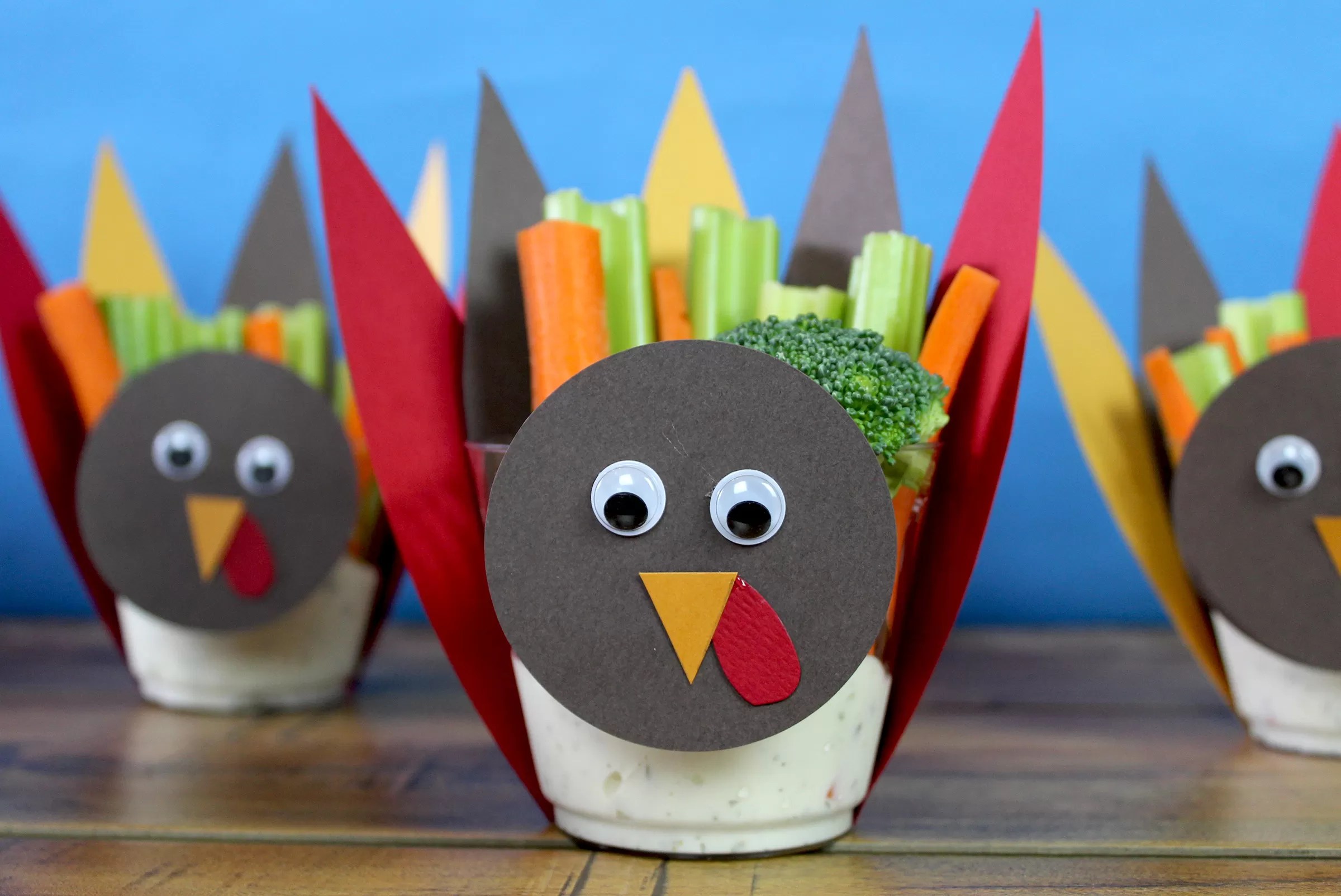 Turkey Day Veggie Cups Lakeview Farms