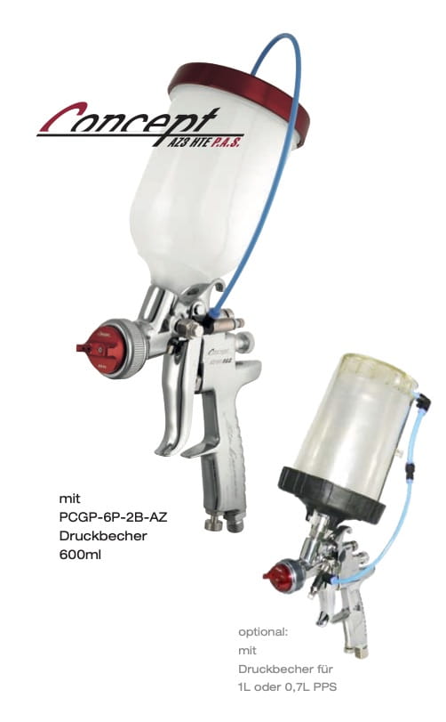 Pistolet lakierniczy Anest Iwata Air Gunsa Concept AZ3 HTE P.A.S Sklep