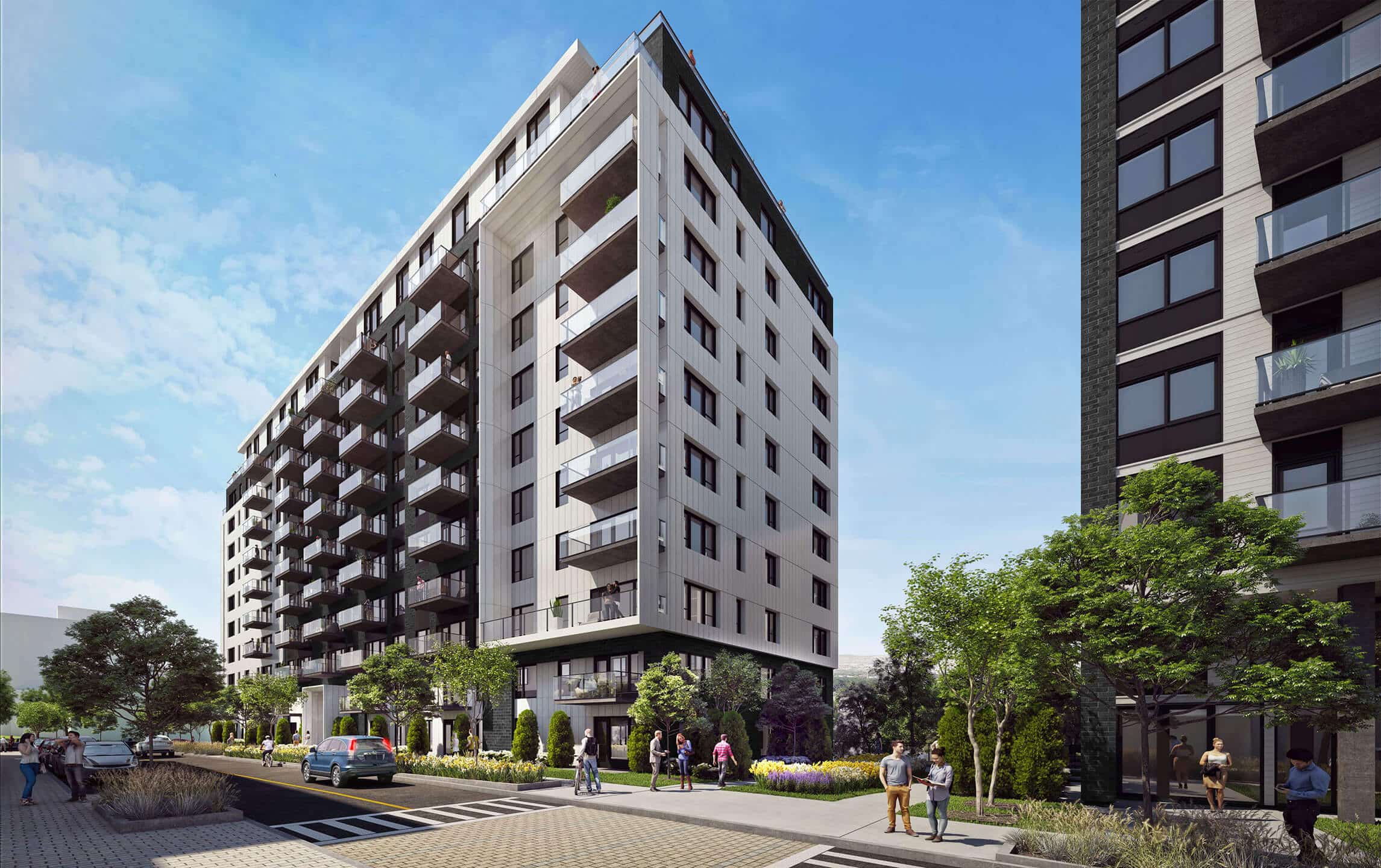 Appartement à louer à Québec La Klé, tour d'appartements de 10 étages