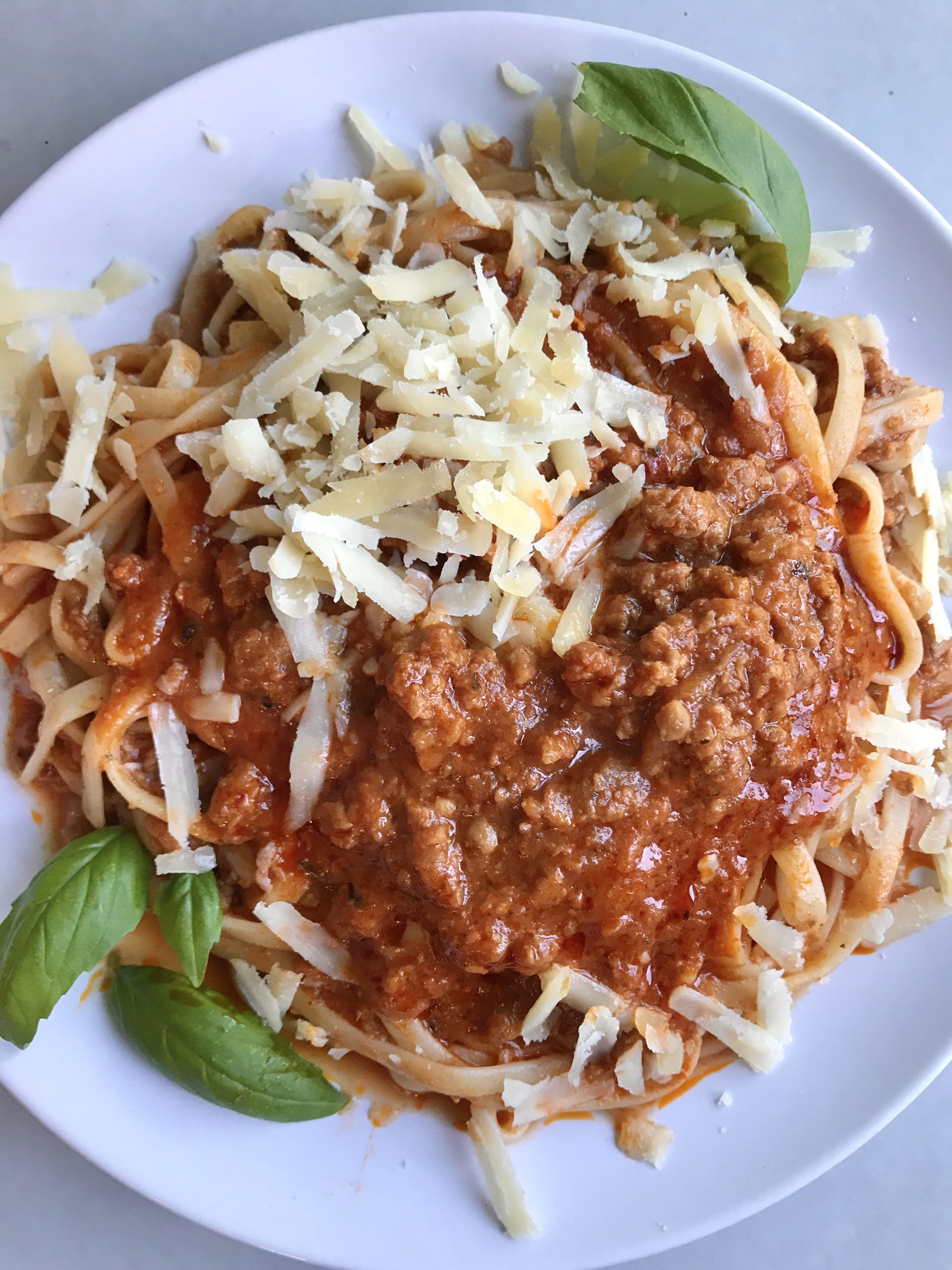 Linguine with Impossible Meat Sauce L.A. Kosher Kitchen