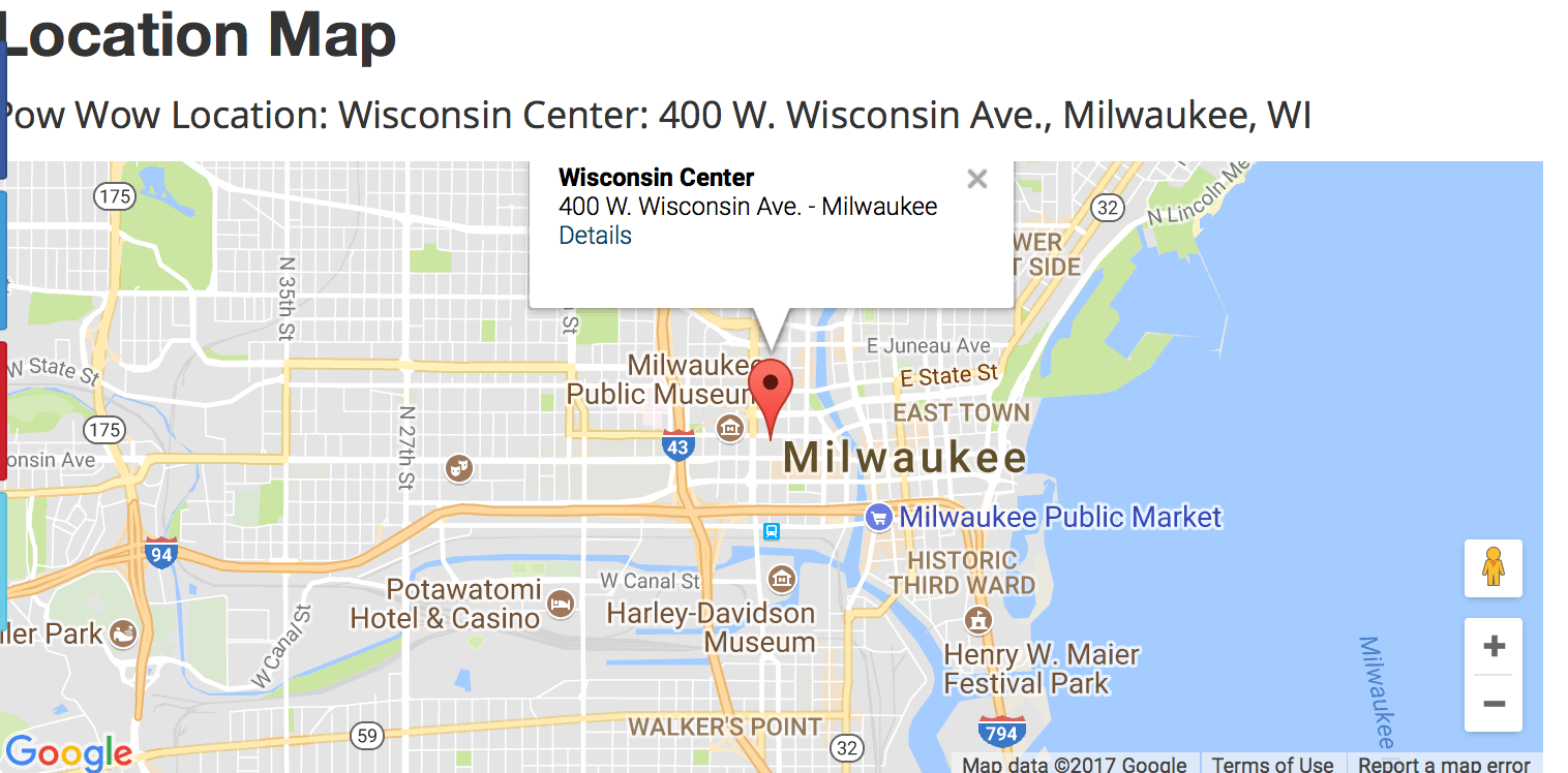 Map Lakota Red Nations