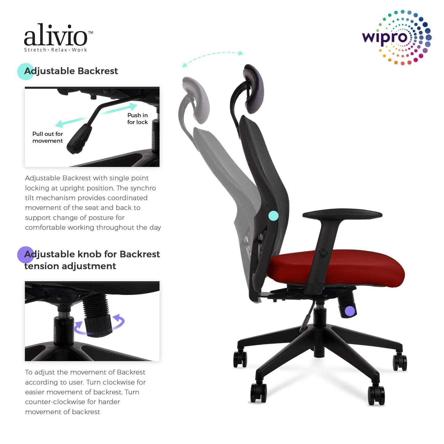 Wipro Beetle Office Chair Lakshmis Home Style