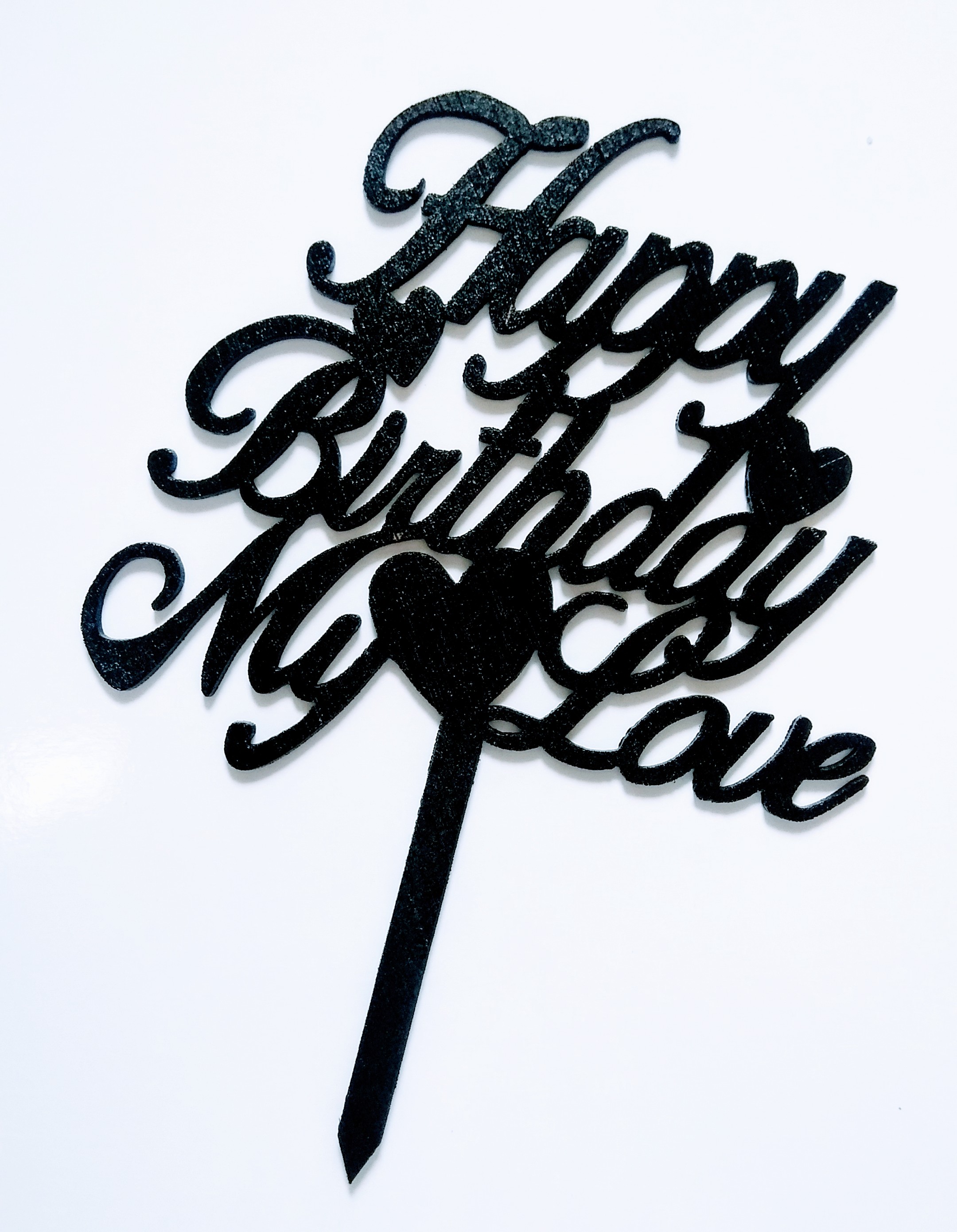Happy Birthday My Love Cake Topper, Lakwimana