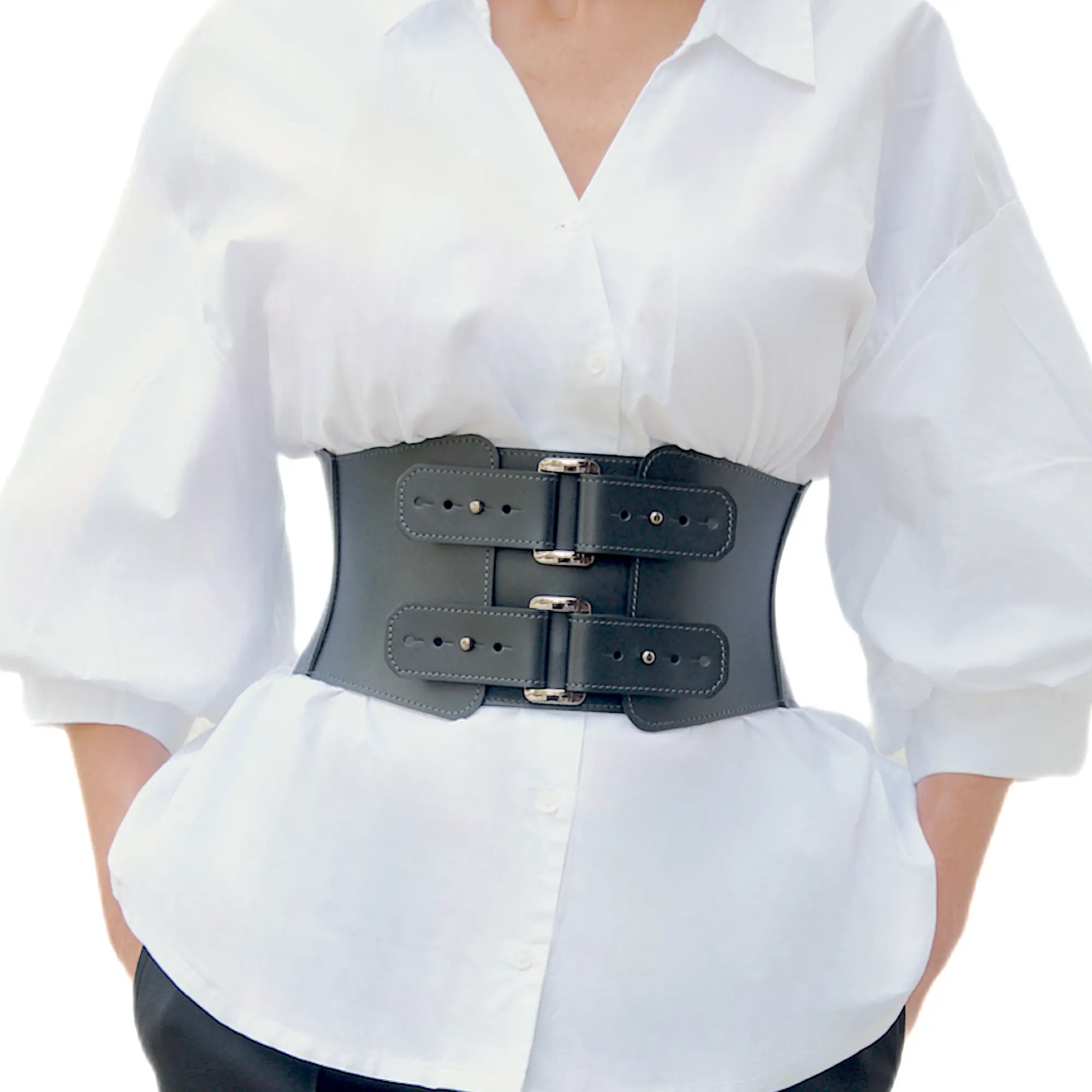 Leather corset belt LaLaBelt