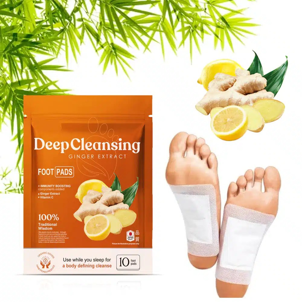 Deep Cleansing ginger foot patchs