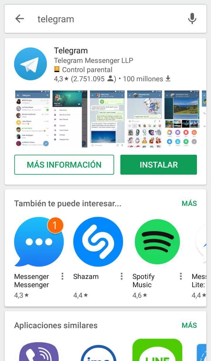Instalar y configurar Telegram