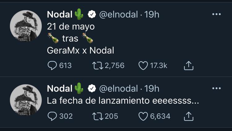 Christian Nodal da conocer fecha de lanzamiento de Botella tras botella