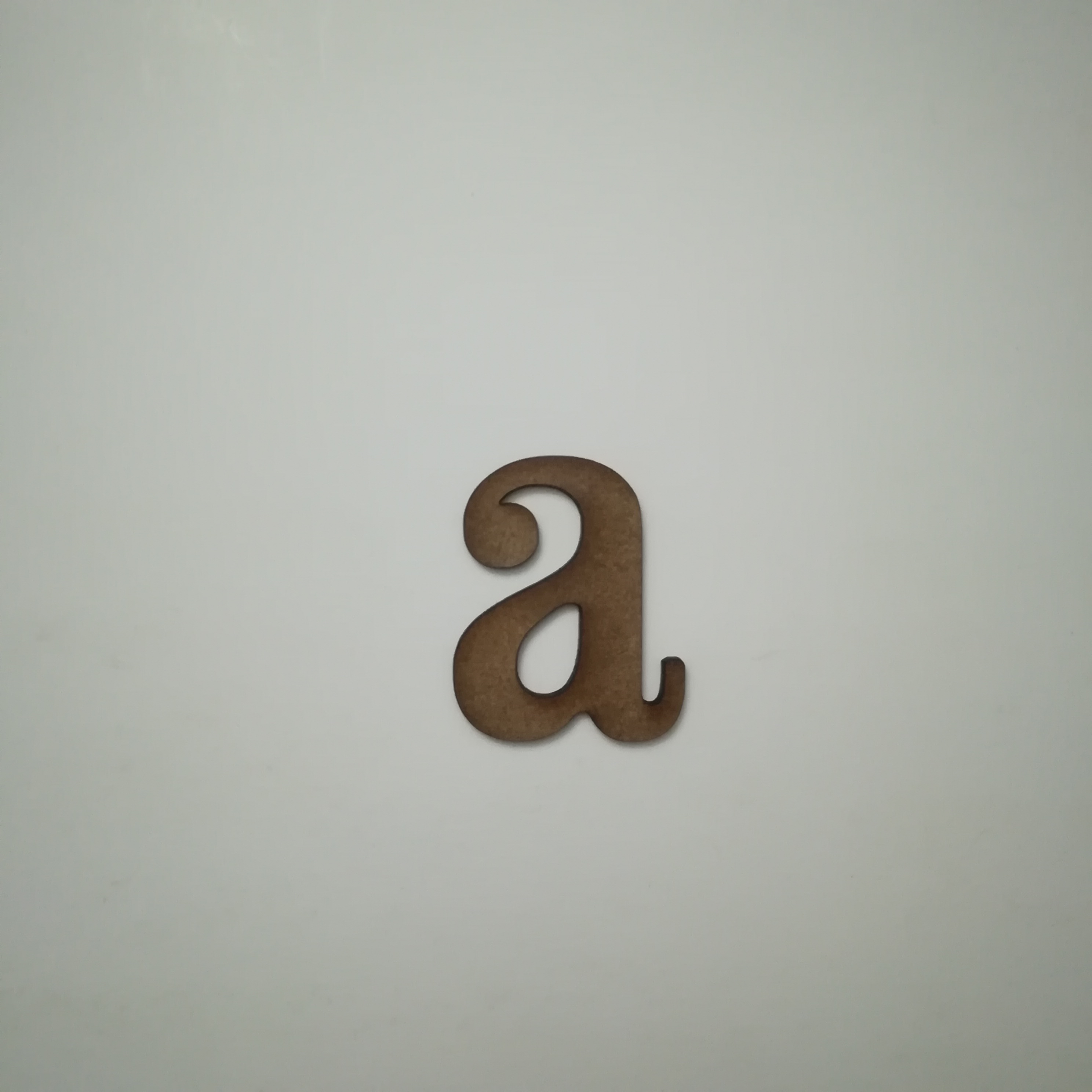 Letra A cuatrotrece minuscula La Marquesita Manualidades en madera