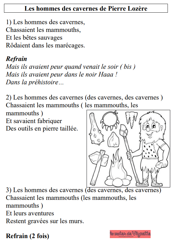Au fil du temps avec Loup La préhistoire La Mater de