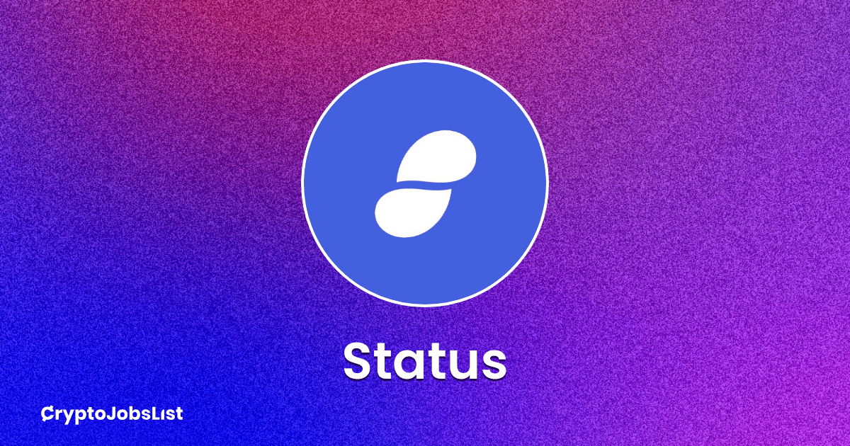 Status Company Culture, Crypto Jobs and Careers