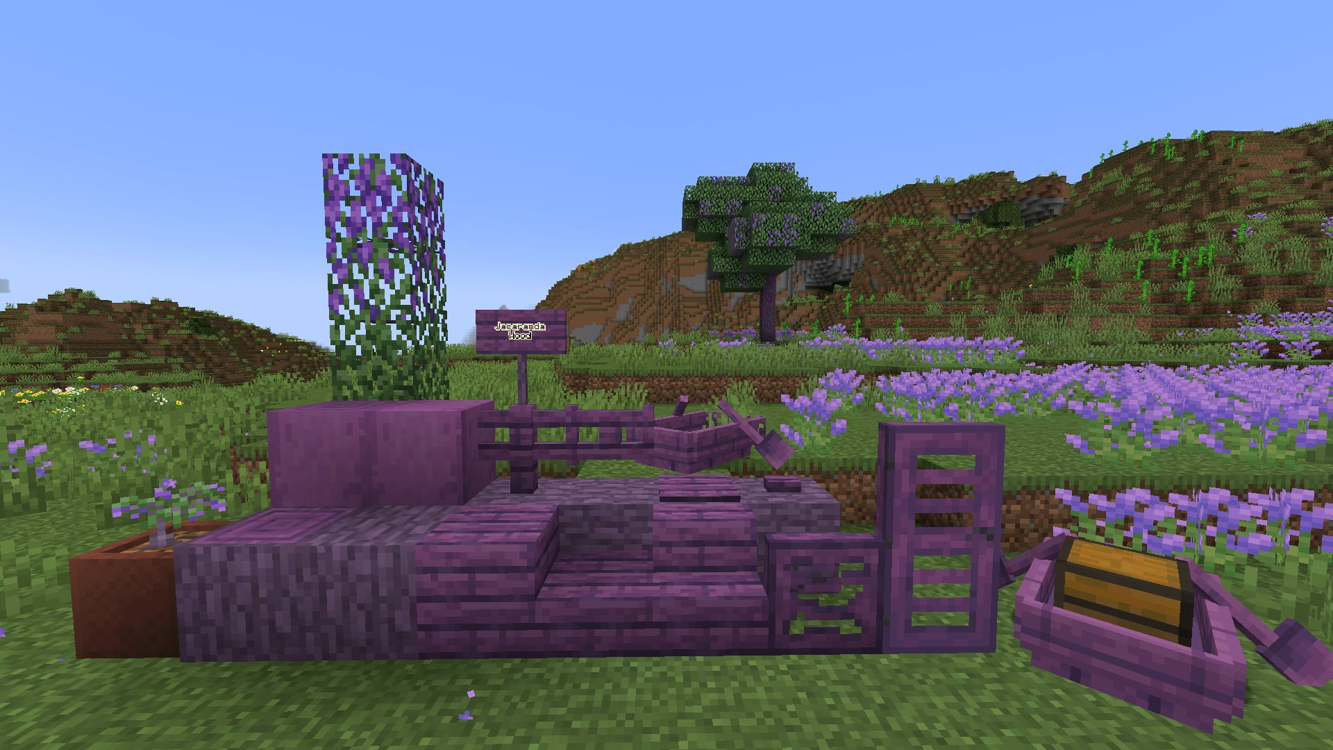 Aurora's Decorations Jacaranda Wood