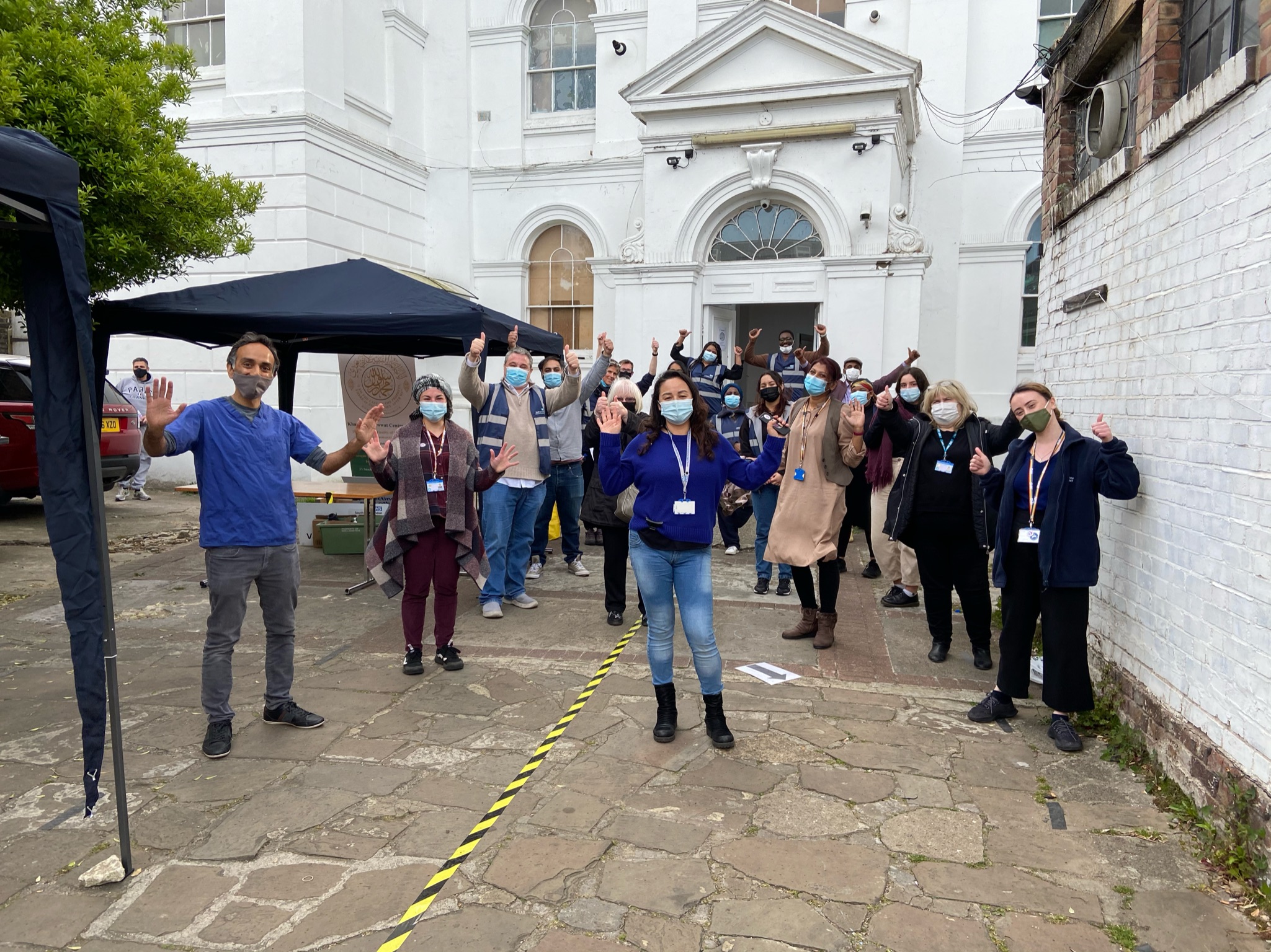 Stockwell Mosque PopUp Vaccine Clinic Success Lambeth Together