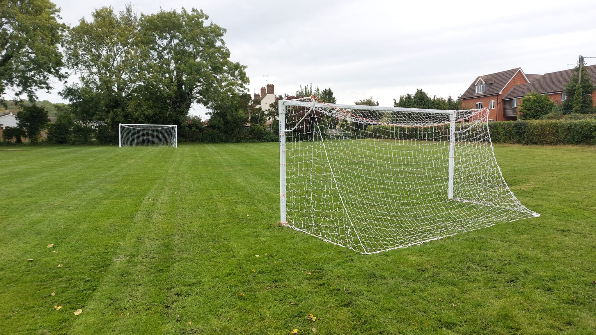 Mill Lane Goal Posts Completed Lambourn Parish Council