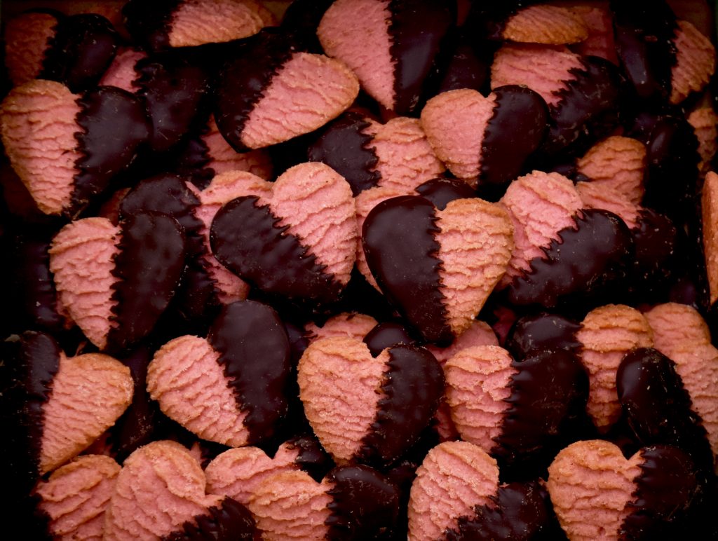 Chocolate Covered Raspberry Butter Cookies Lambs Farm