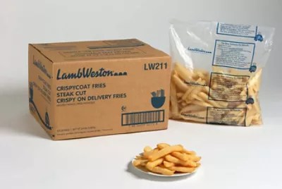 Lamb Weston Crispy on Delivery Fries Steak Cut