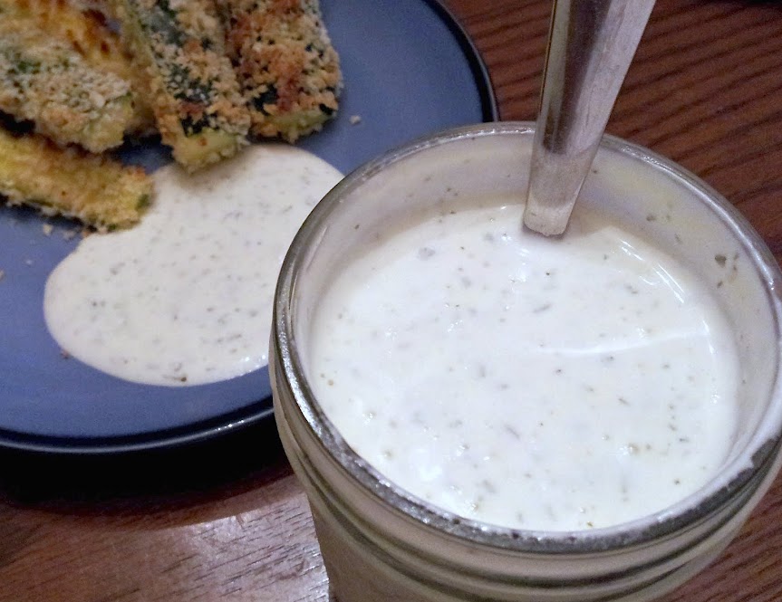 Baked Zucchini Fries and Ranch Dressing MomMakes...