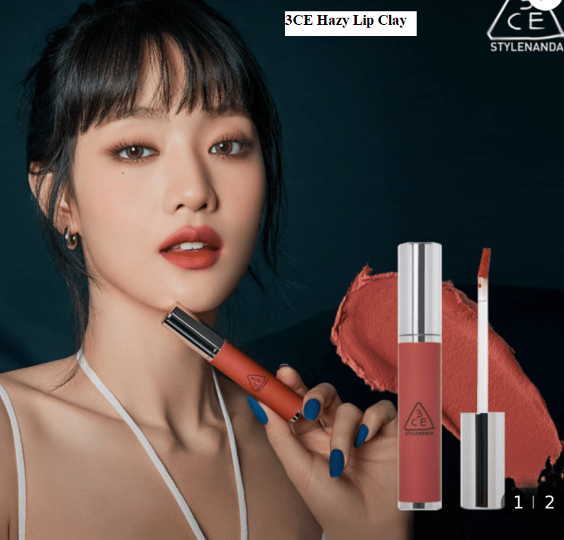 Swatch đánh giá bảng màu 3CE Hazy Lip Clay Reviews làm đẹp , son và