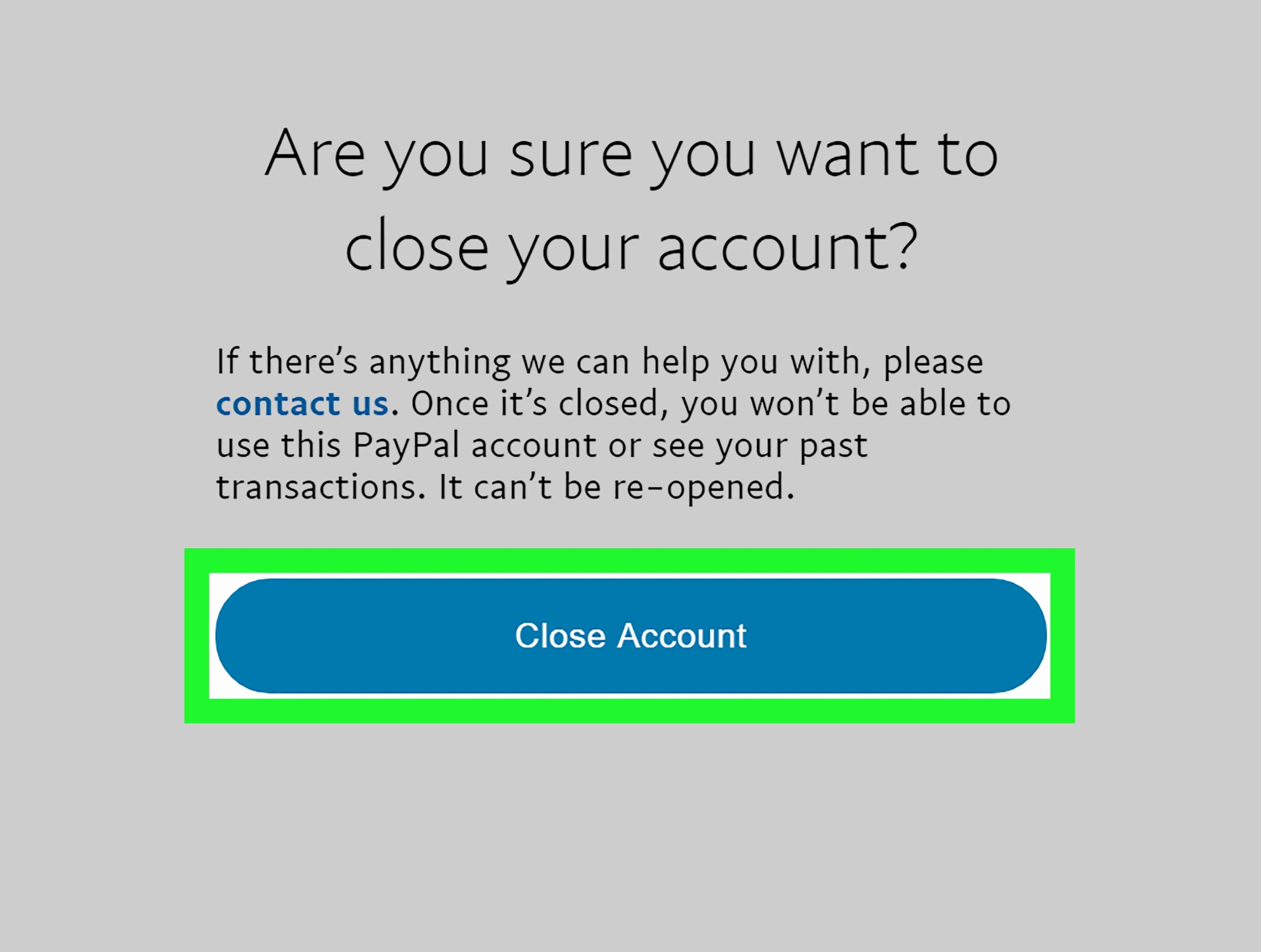 Comment supprimer un compte Paypal sans se connecter