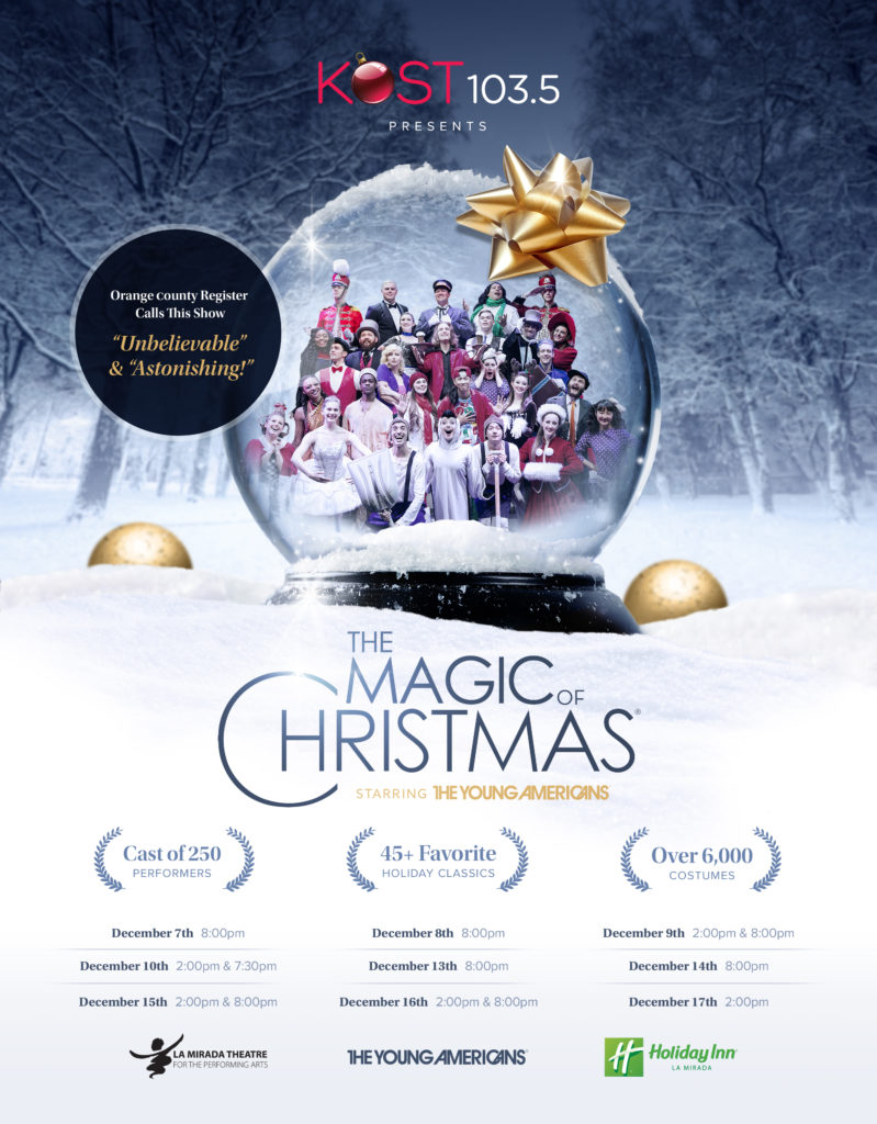 Young Americans Magic of Christmas La Mirada Theatre