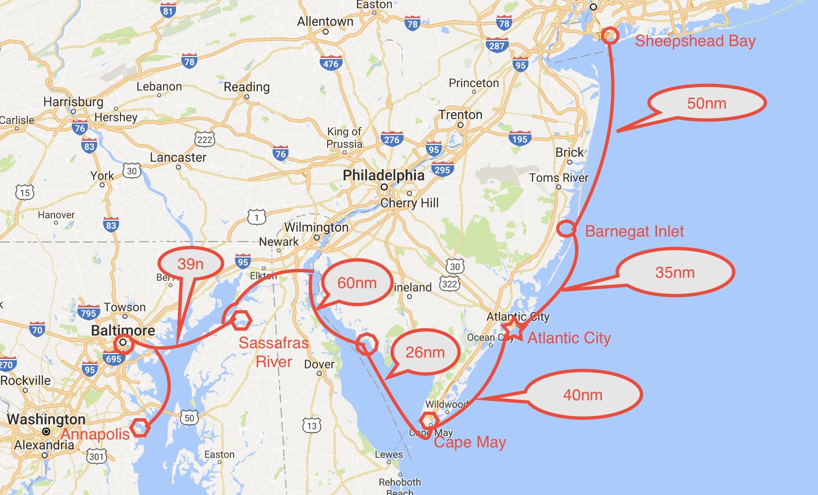 Sailing To The East Coast Of The Us – From Top To Bottom – A Little Bit Of Mischief