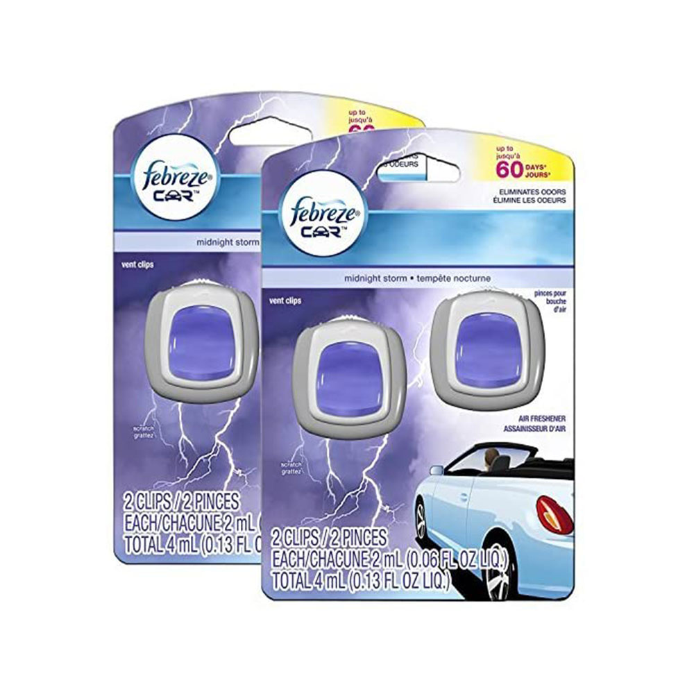 Febreze Midnight Storm Car Vent Clip Air Freshener Lamkel LLC